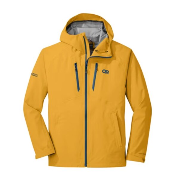 Outdoor Research MicroGravity Ascent Shell Radiant Yellow, Mens XL - Picture 1 of 10